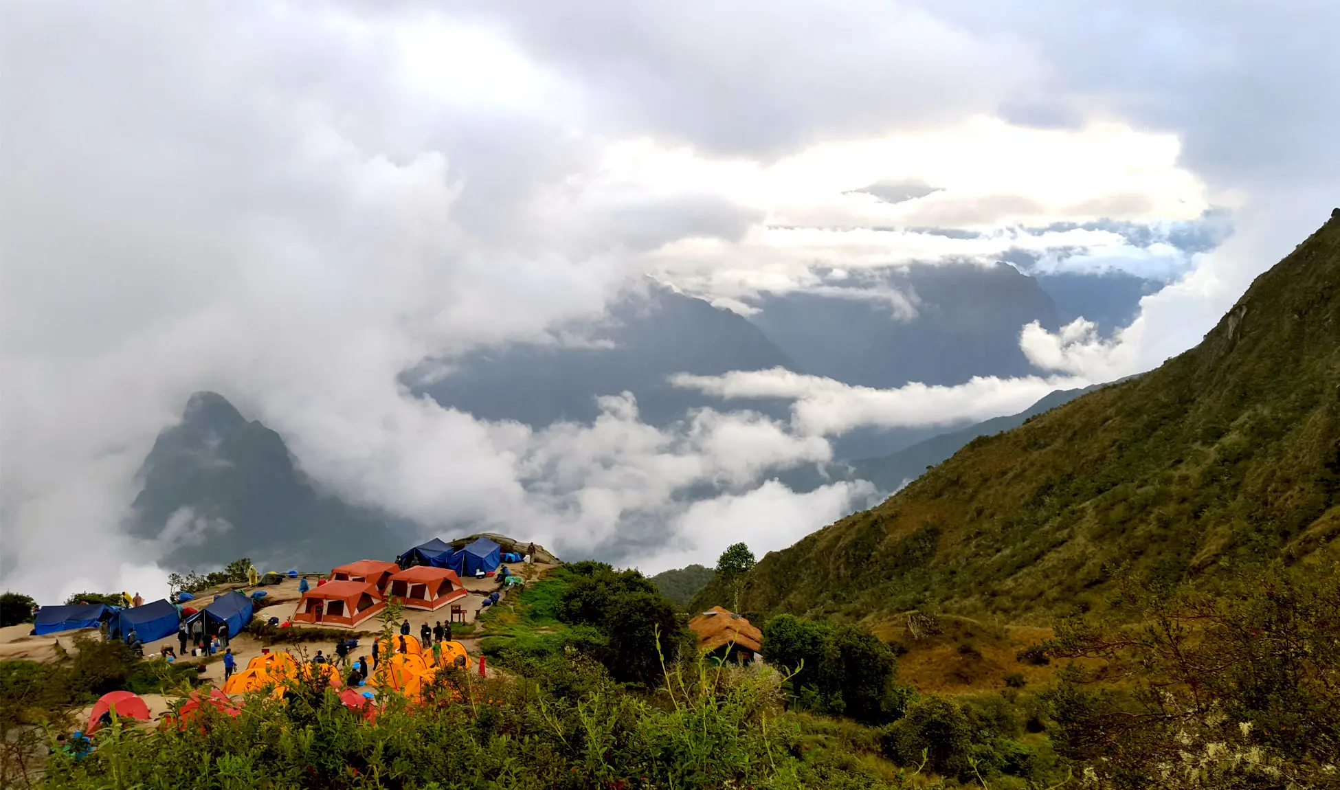 campamento puyhupatamarca camino inca a machupicchu